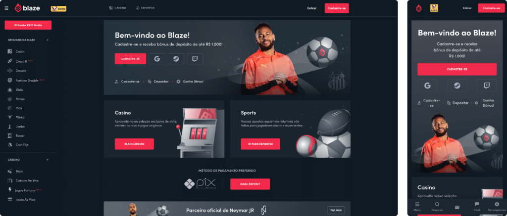 blaze casino screenshot